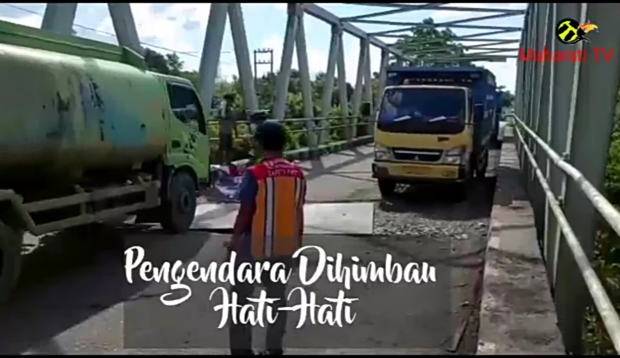 Jembatan Sei Beringin Rusak, Pengendara Dihimbau Hati-Hati