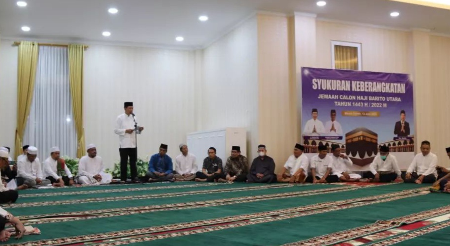 Bupati Barito Utara Gelar Syukuran Keberangkatan Jemaah Calon Haji 