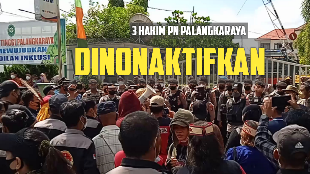 3 Orang Hakim Pengadilan Negeri Palangkaraya Dinonaktifkan