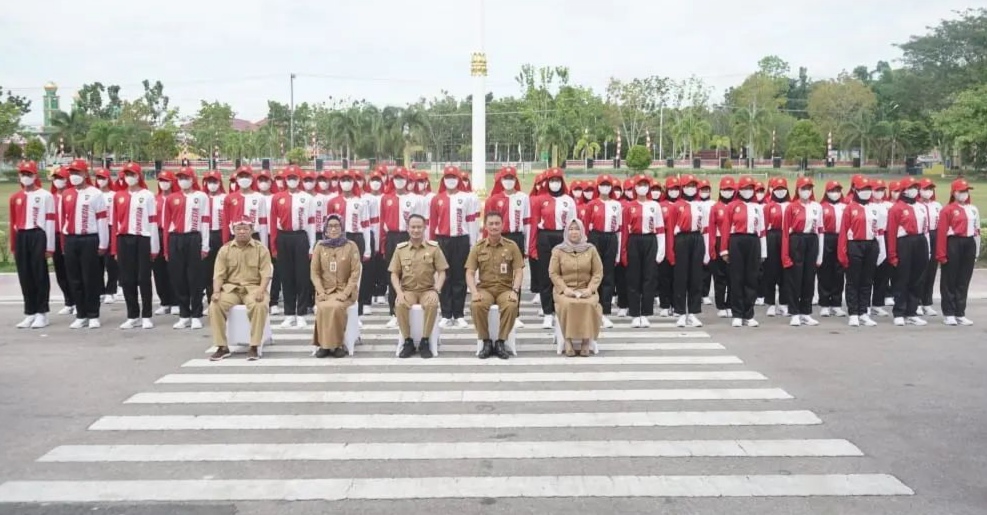 Walikota Fairid Naparin Buka Diklat Paskibraka Tahun 2022