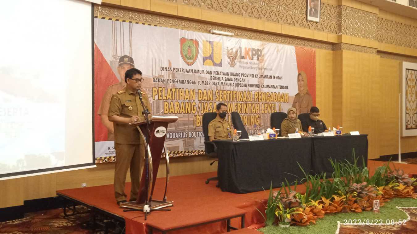 Kadis PUPR Kalteng: PBJP Berperan Penting Dalam Pembangunan