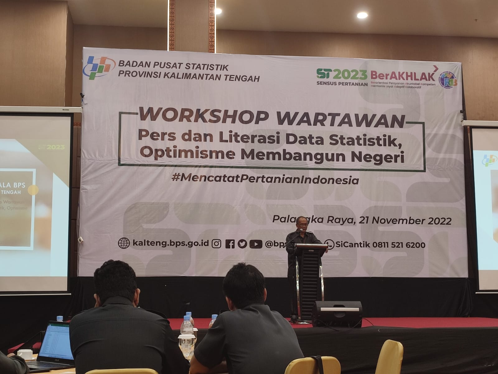 BPS Kalteng Adakan Workshop Wartawan Pers