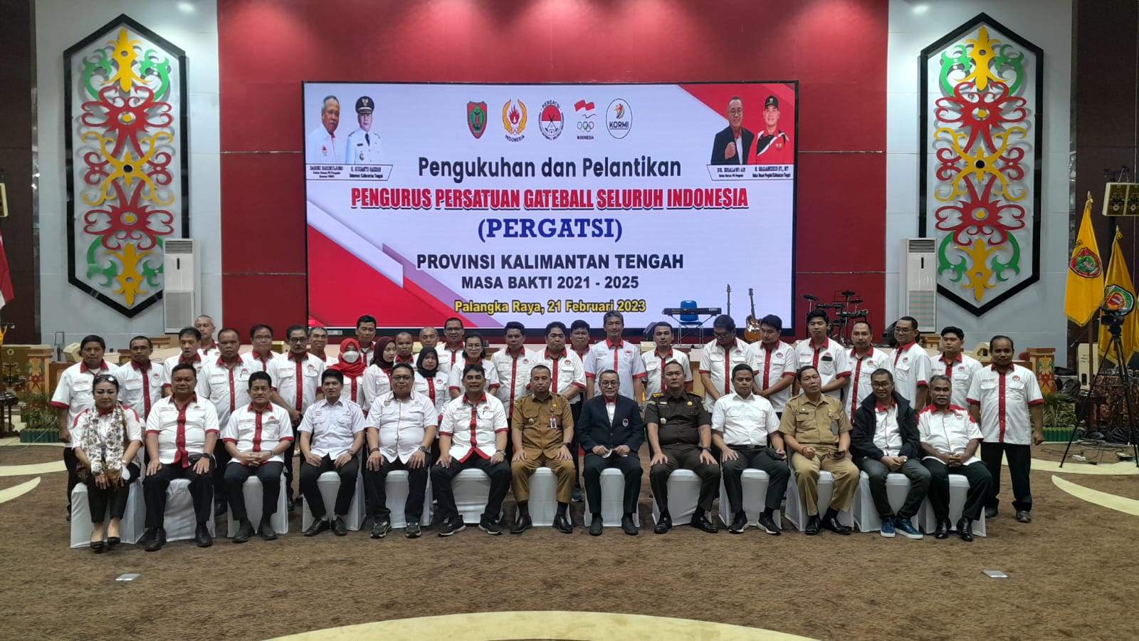 Pengurus PERGATSI Kalteng Periode 2021-2025 Resmi Dilantik