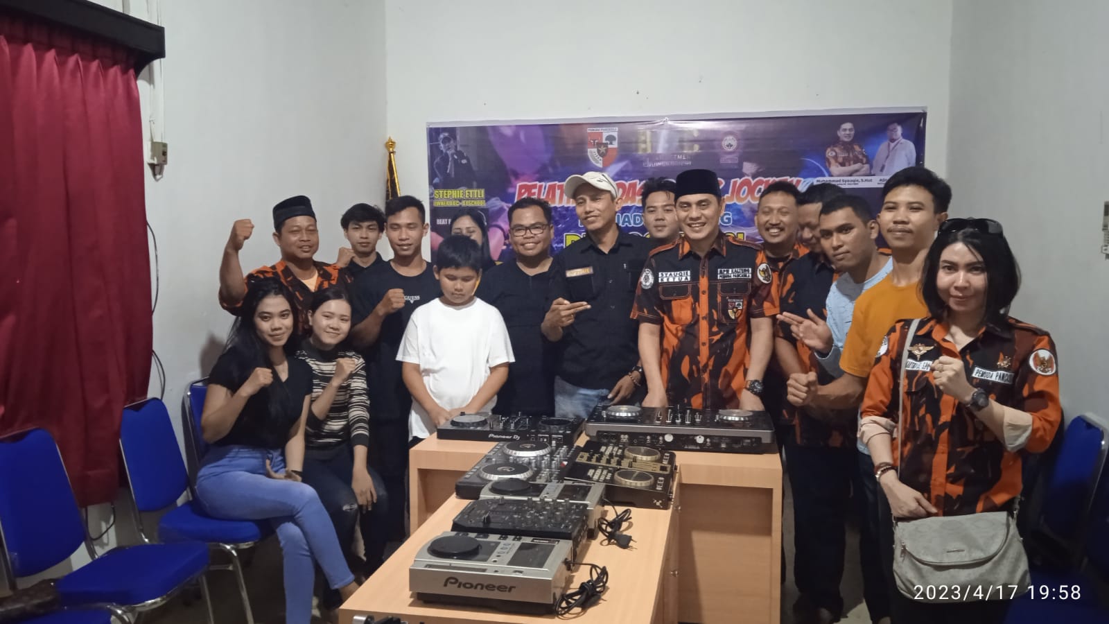 Demi Generasi Muda, Pemuda Pancasila Kalteng Gelar Pelatihan DJ