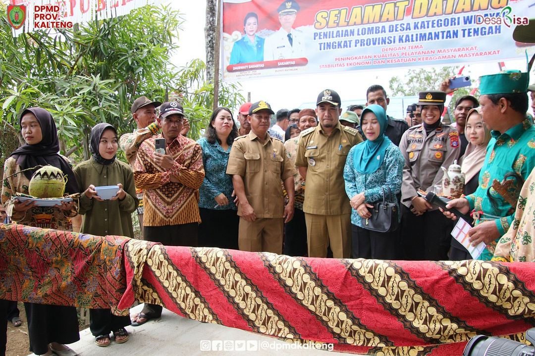 Dinas PMD Nilai Desa Tampelas Kategori Tingkat Provinsi Kalteng