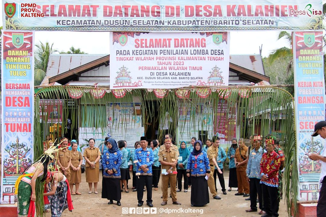 Dinas PMD Kalteng Laksanakan Penilaian Lomba Desa di Kalahien