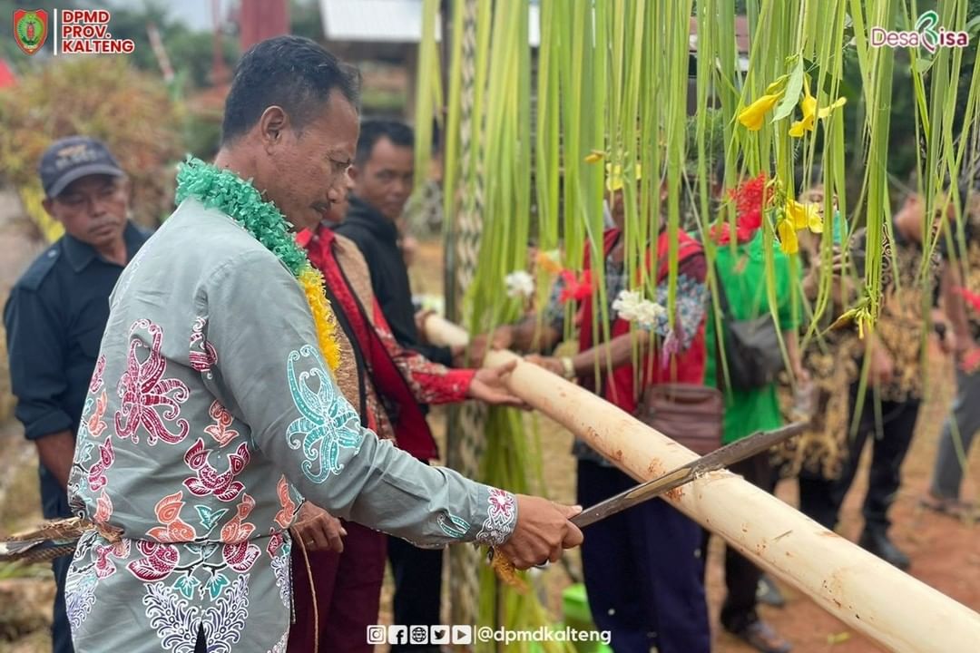 Dinas PMD Kalteng Klarifikasi Lapangan Lomba Desa Tingkat Provinsi Ke Riam