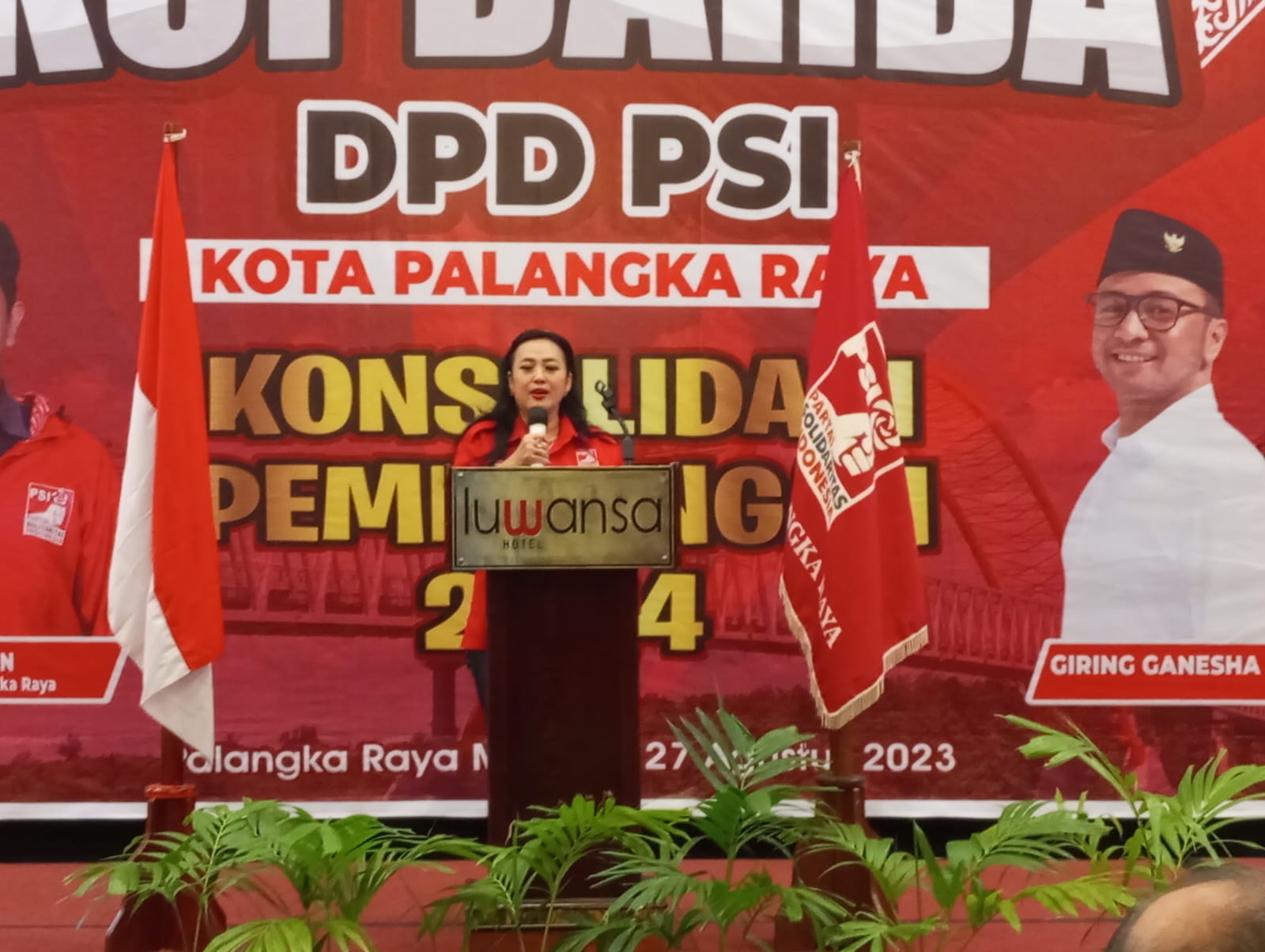 Kopdarda Kota Palangka Raya, PSI Harapan Baru Masyarakat