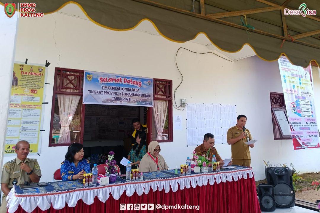 Tim Penilai Lomba Desa Tingkat Provinsi Klarifikasi Lapangan Ke Tumbang Malahoi Maharati News