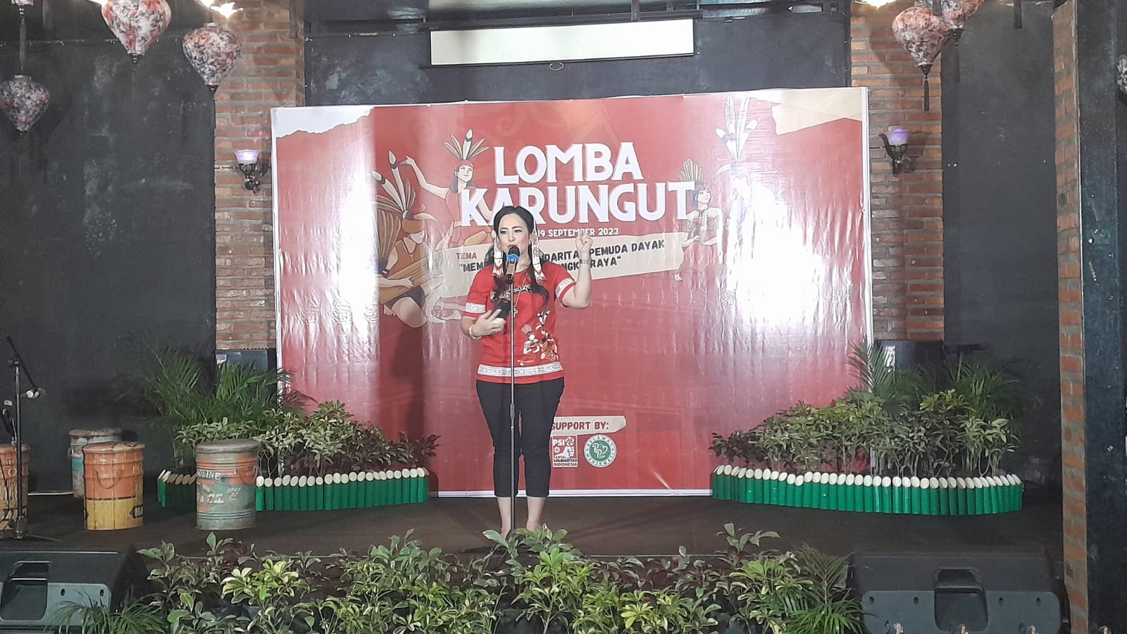 Lestarikan Budaya Dayak, PSI Kalteng Gelar Lomba Karungut