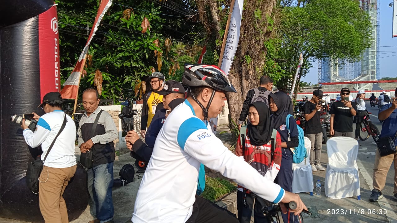 Apresiasi Fun Bike, Kadishub Dedy Ajak Masyarakat Menjaga Lingkungan