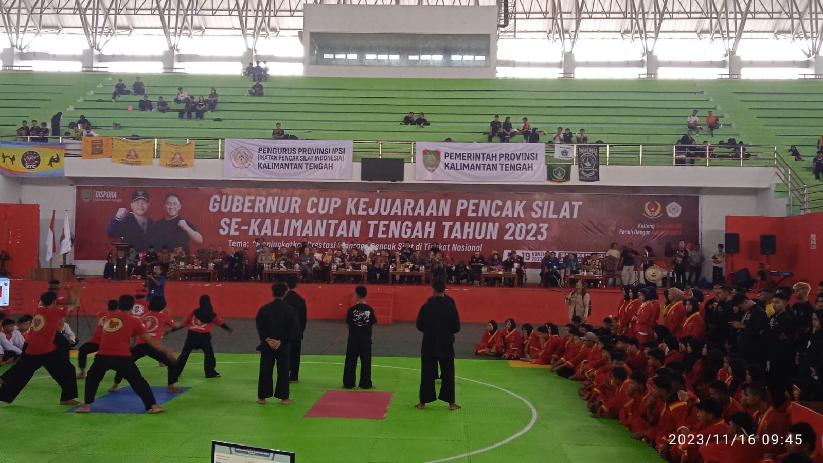 Kejuaraan Pencak Silat Gubernur CUP Kalteng Resmi Dimulai