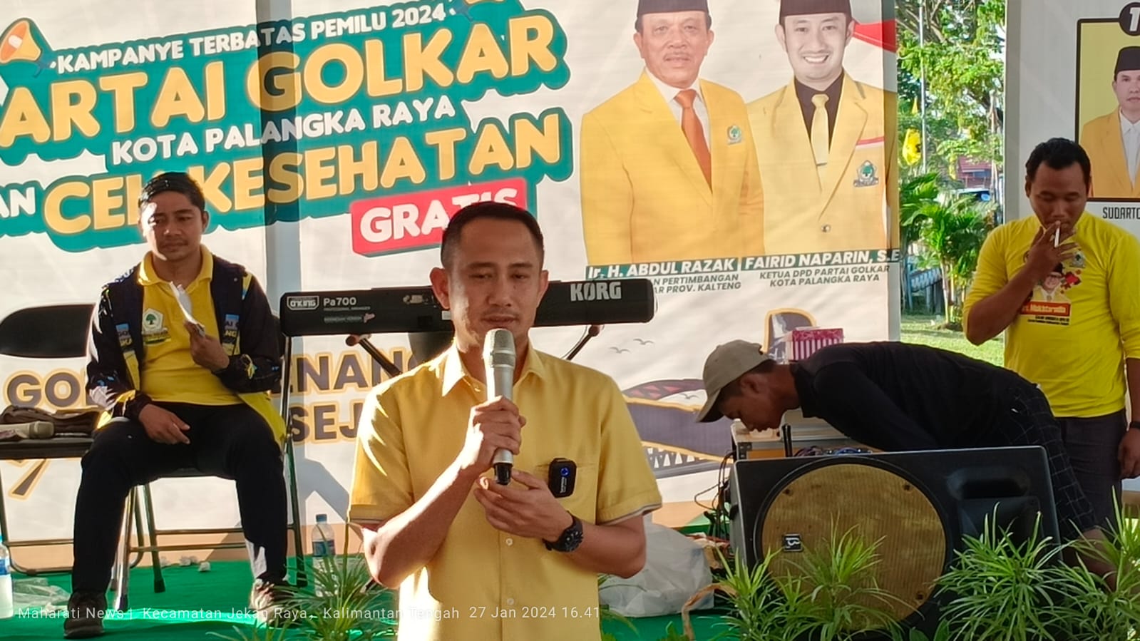 Komplek Perum Bumi Palangka Raya Jadi Tempat Kampanye Terakhir Partai Golkar