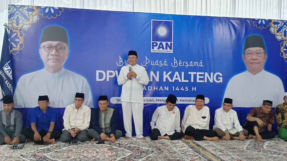 Bukber PAN Kalteng, Ramadhan Adalah Bulan Pendidikan