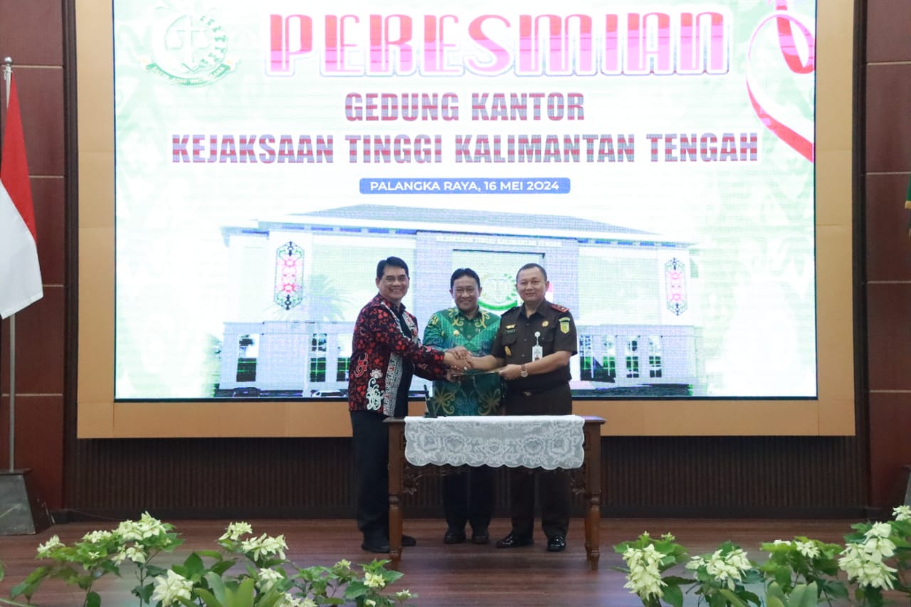 Gedung Baru Kejaksaan Tinggi Kalteng Diresmikan