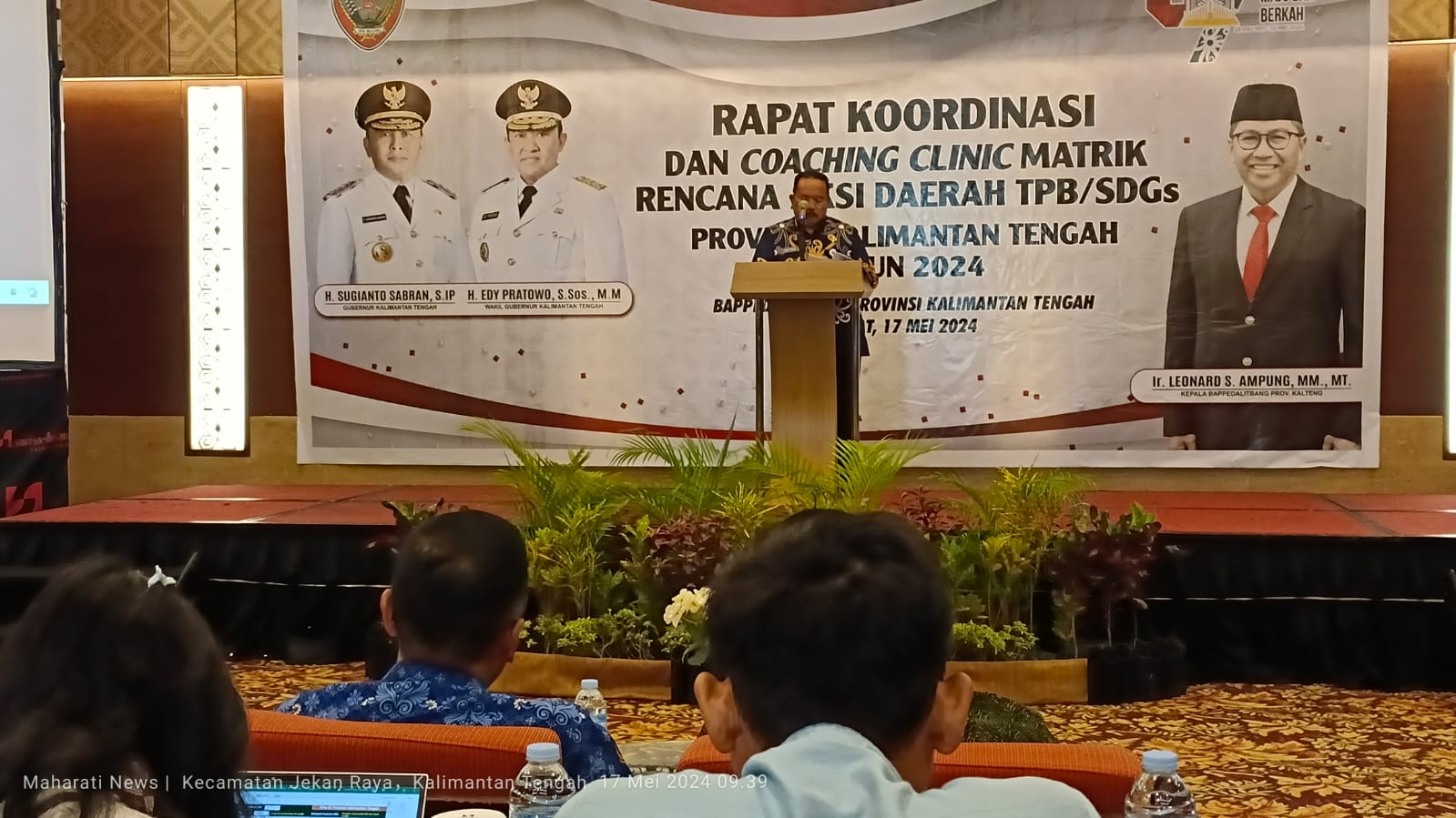 Pemprov Kalteng Laksanakan Rakor dan Coaching Clinic Matrix Rencana Aksi Daerah Tujuan Pembangunan Berkelanjutan/SDGs