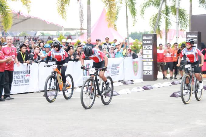 ISSI Terus Genjot Persiapan UCI MTB Eliminator World Cup 2024 di Palangka Raya