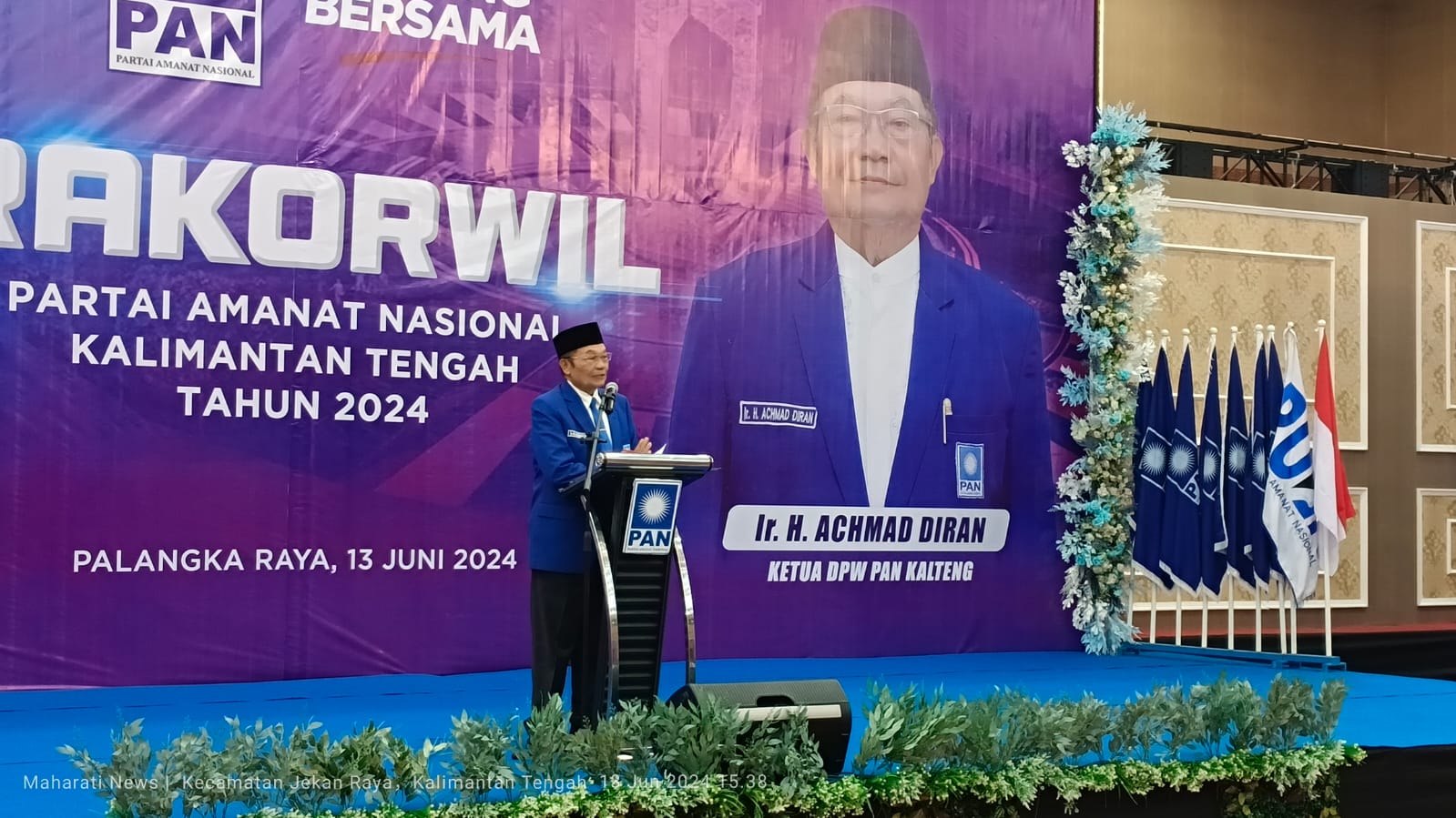 Rakorwil PAN Kalteng Menyongsong Pilkada 2024