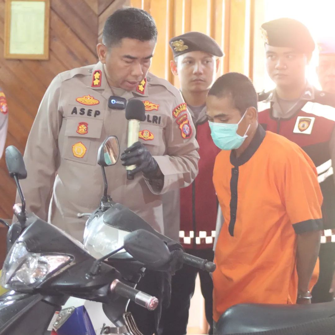 Mencuri Motor, Pria 32 Tahun di Barito Selatan Ditangkap Polisi