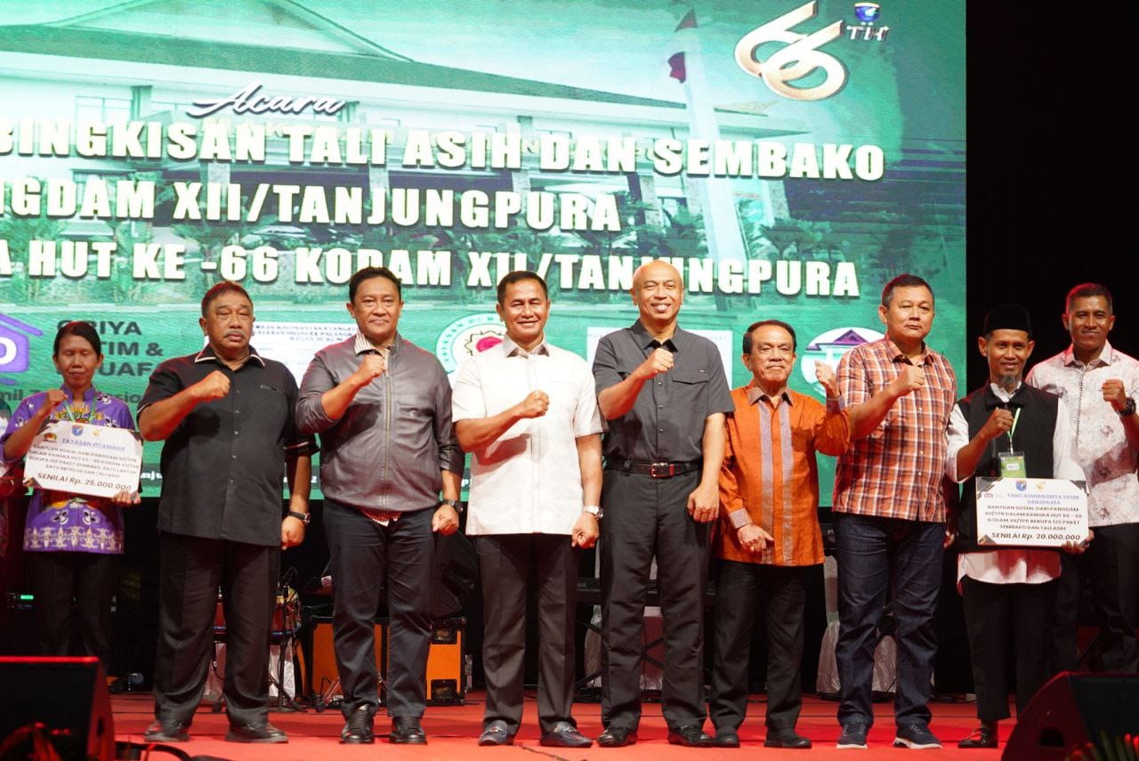 Wakil Gubernur Kalteng Hadiri Syukuran HUT ke-66 Kodam XII/Tpr