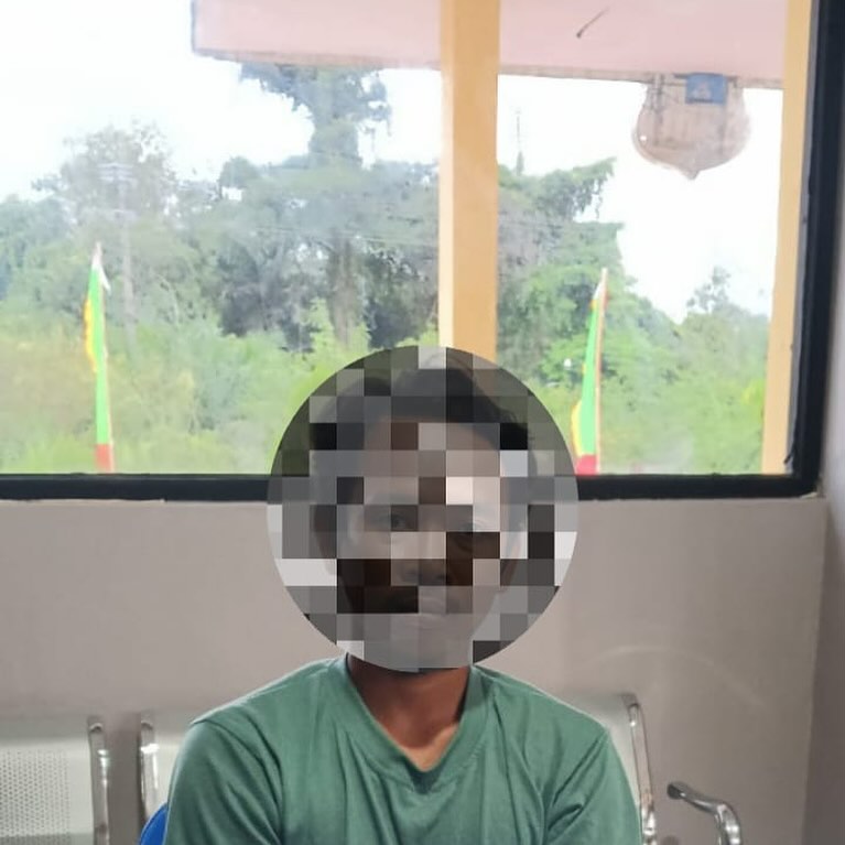 Bejat!!! Cabuli Anak Tiri Selama Satu Tahun, Pria Asal Kumai Diringkus Polisi