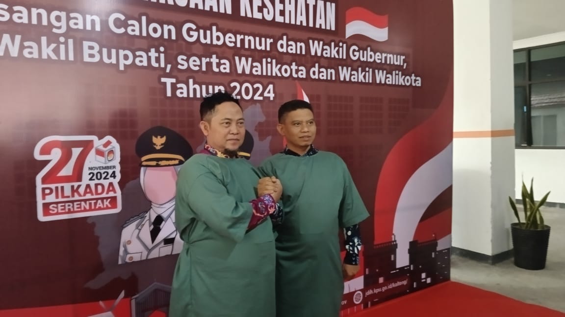 Tes Kesehatan Mulus, Saiful-Firdaus Siap Menuju Pilkada Katingan 2024