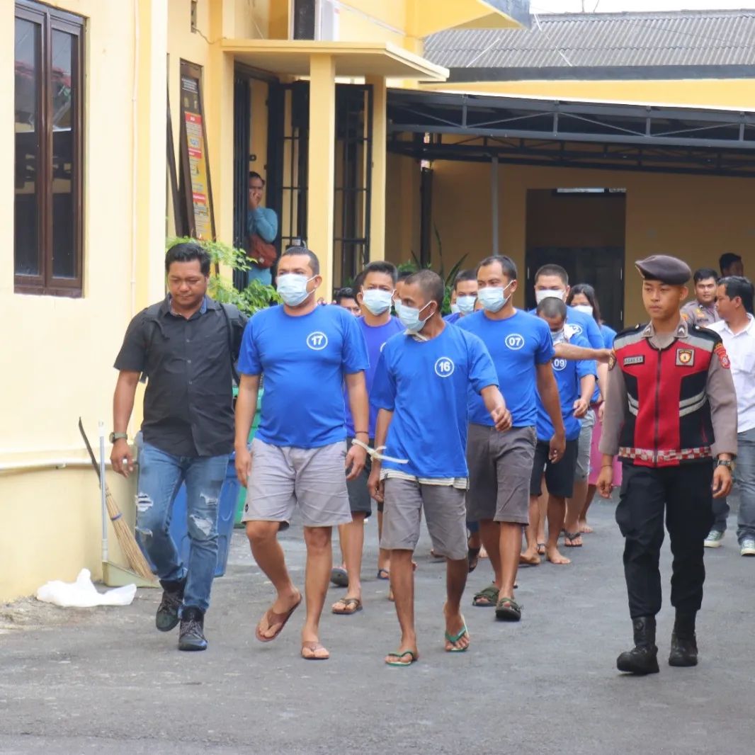 Polisi Sita 1 Kilogram Lebih Sabu dari 22 Pelaku di Kotawaringin Barat