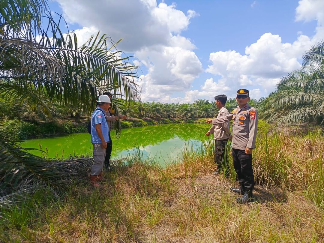 Musim Kemarau, Kapolsek Rakumpit Tinjau Embung Air dan Menara Pantau PT MAPA