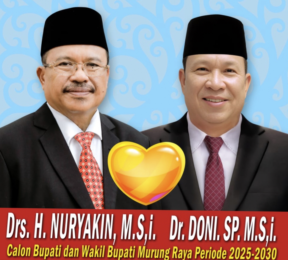 Pasangan NURANI Yakin di Hati Rakyat Murung Raya