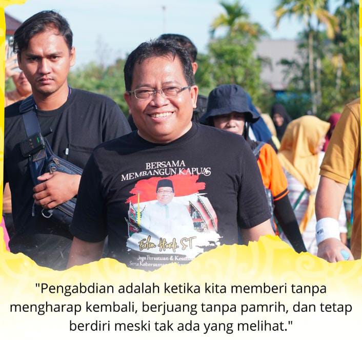 Calon Bupati Erlin Hardi: Pengabdian Tulus Tanpa Pamrih untuk Kapuas Cerdas