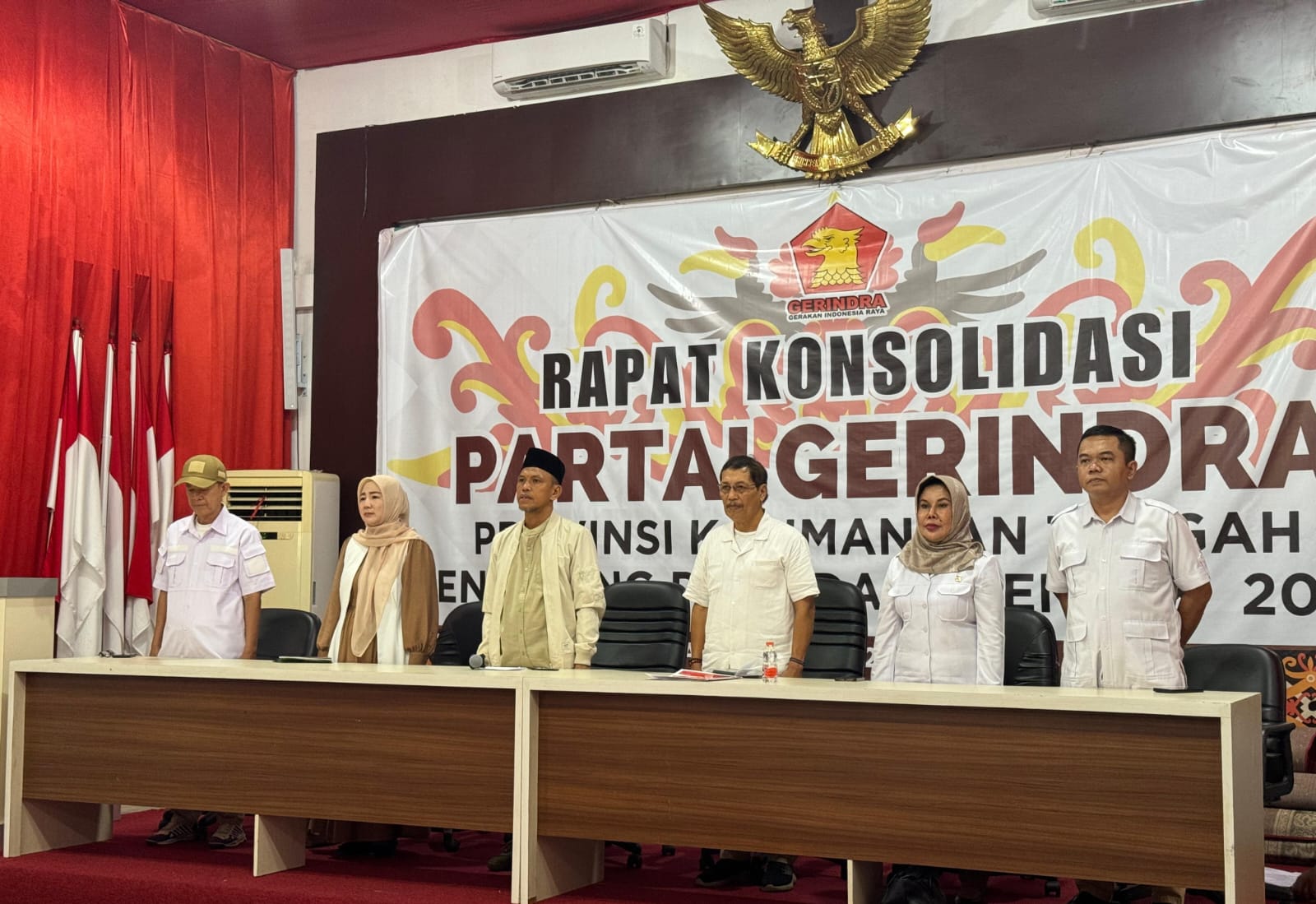 DPD Gerindra Kalteng Tegaskan Kader Harus Solid Dukung Calon Usungan Partai