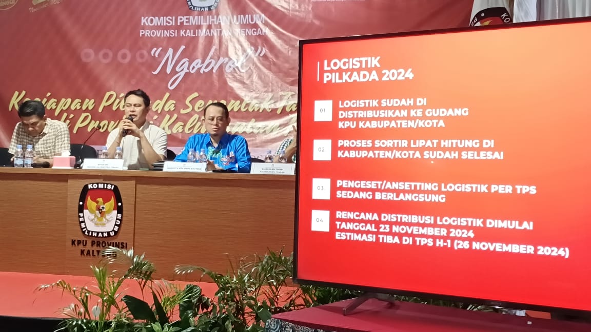 KPU Kalteng Siap Gelar Pilkada Serentak 2024