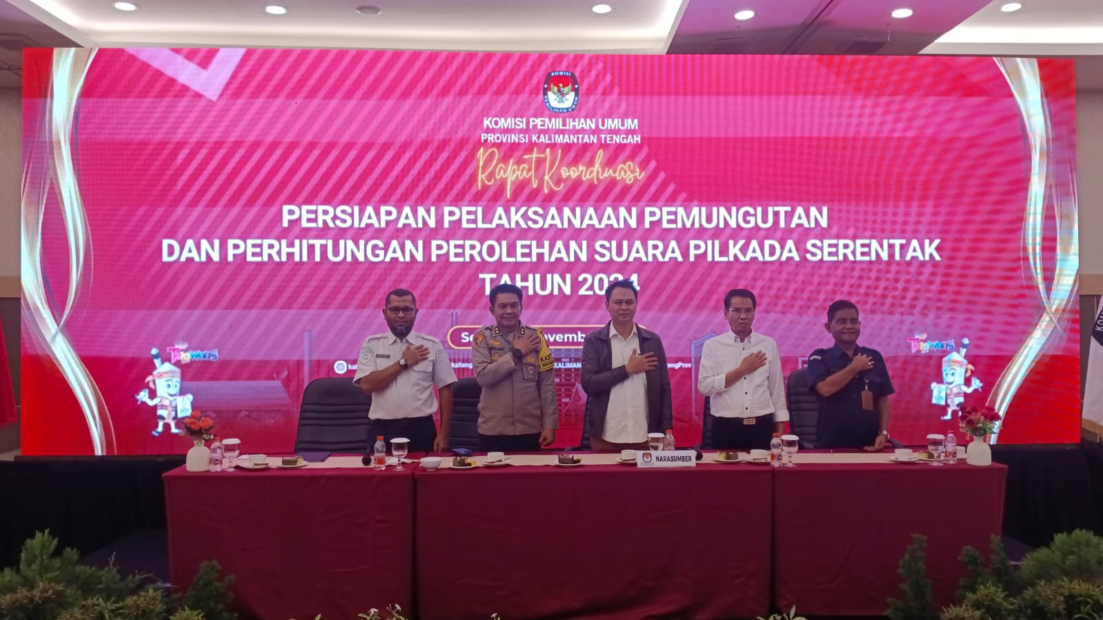 KPU Kalteng Gelar Rakor Persiapan Pemungutan dan Perhitungan Suara Pilkada 2024