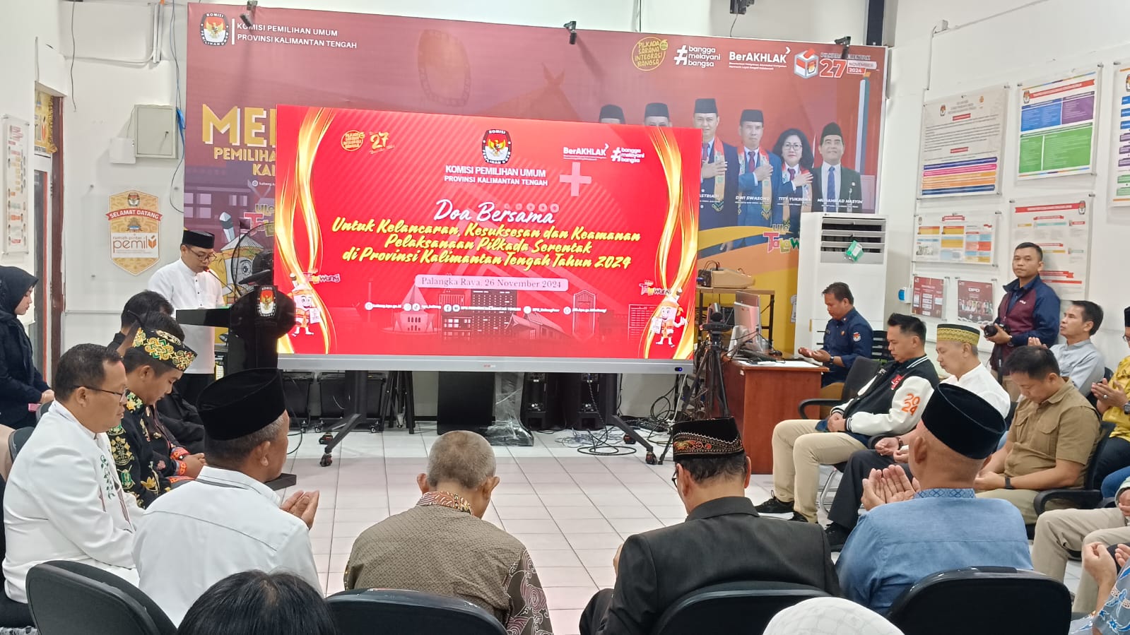 KPU Kalteng Gelar Doa Bersama untuk Pilkada Serentak 2024