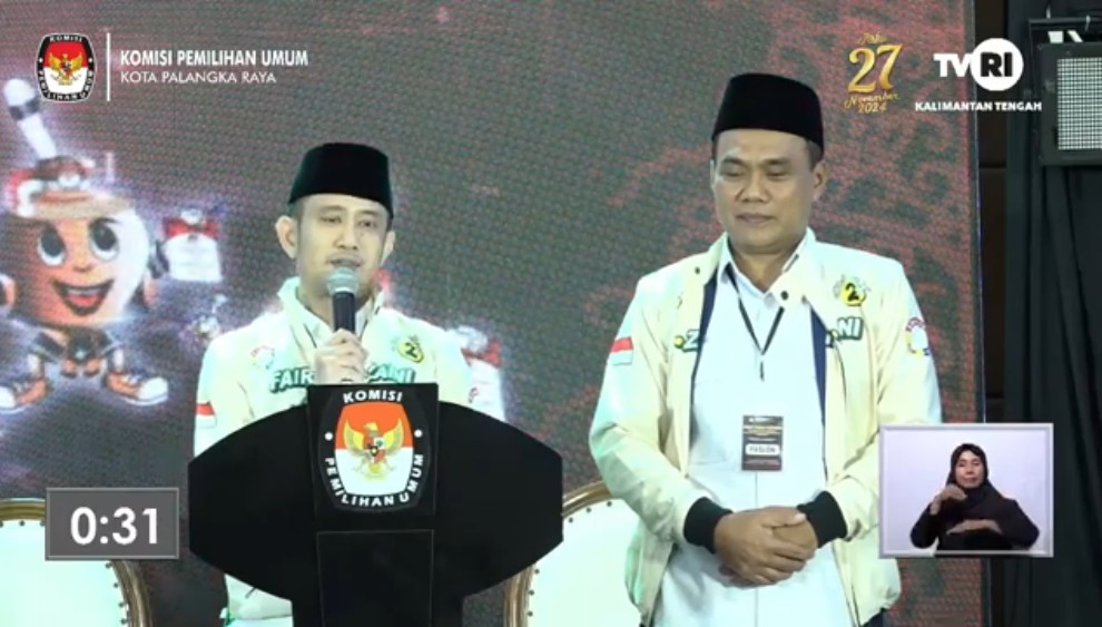 Debat Perdana: Fairid-Zaini Usung Visi “KEREN” untuk Masa Depan Palangka Raya