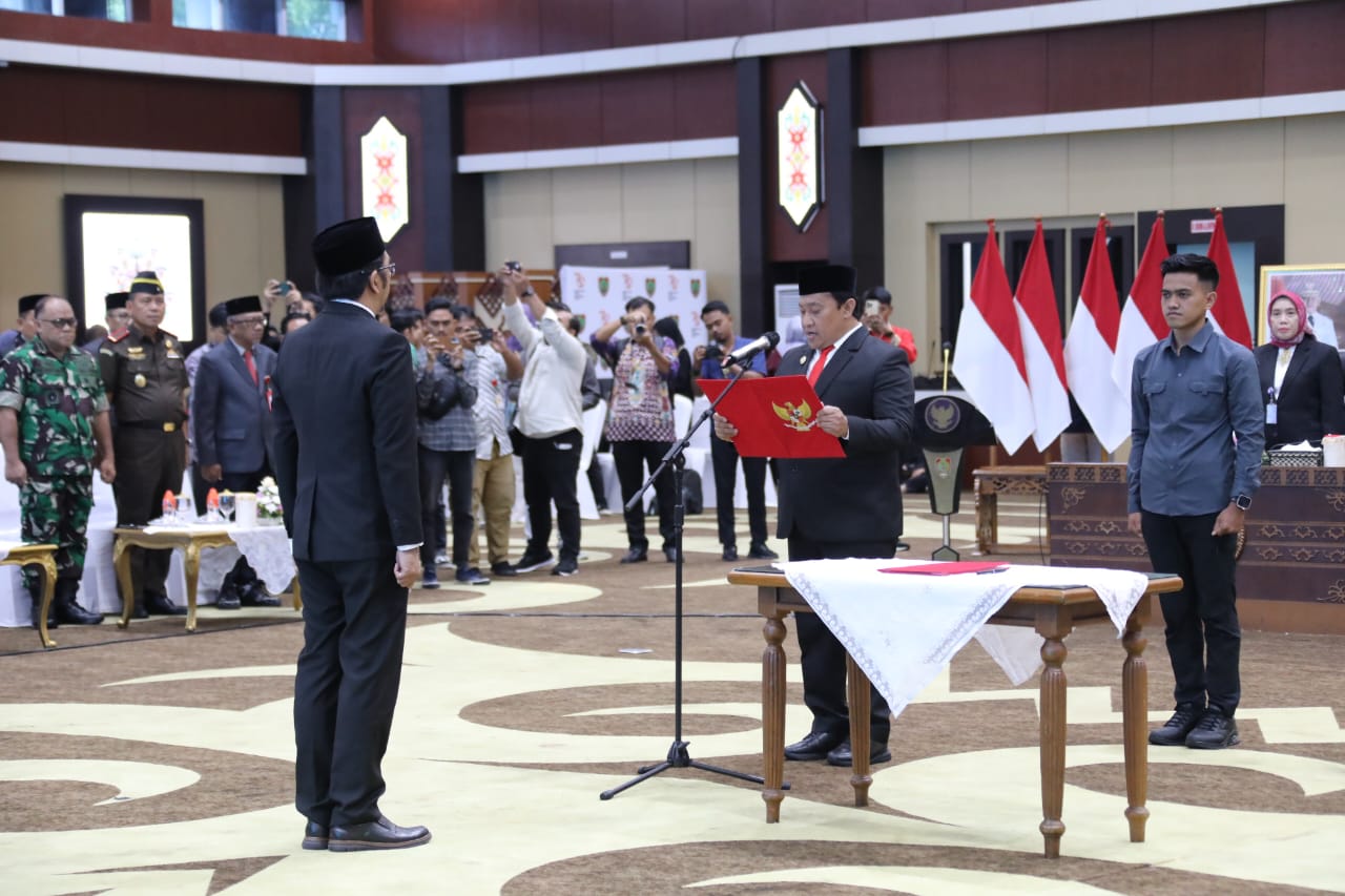 Wagub Edy Pratowo Kukuhkan Kepala BPKP Kalteng