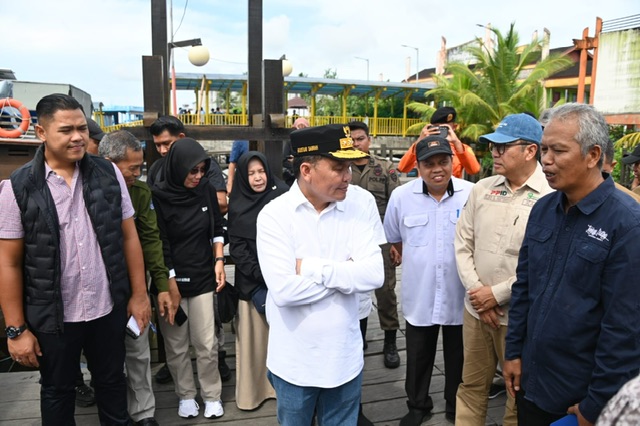 Gubernur Kalteng Tinjau Pelabuhan Tanjung Puting