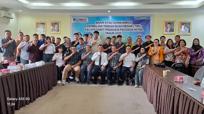Harga TBS Sawit Kalteng Periode II Agustus 2025 Naik