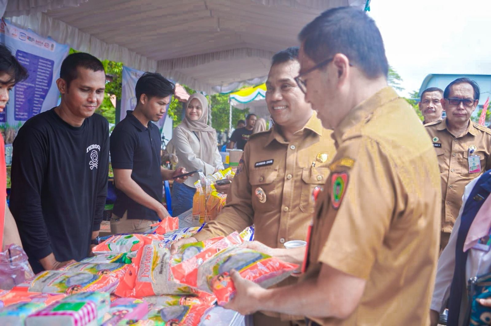Pemprov Kalteng dan RRI Gelar Gerakan Pangan Murah