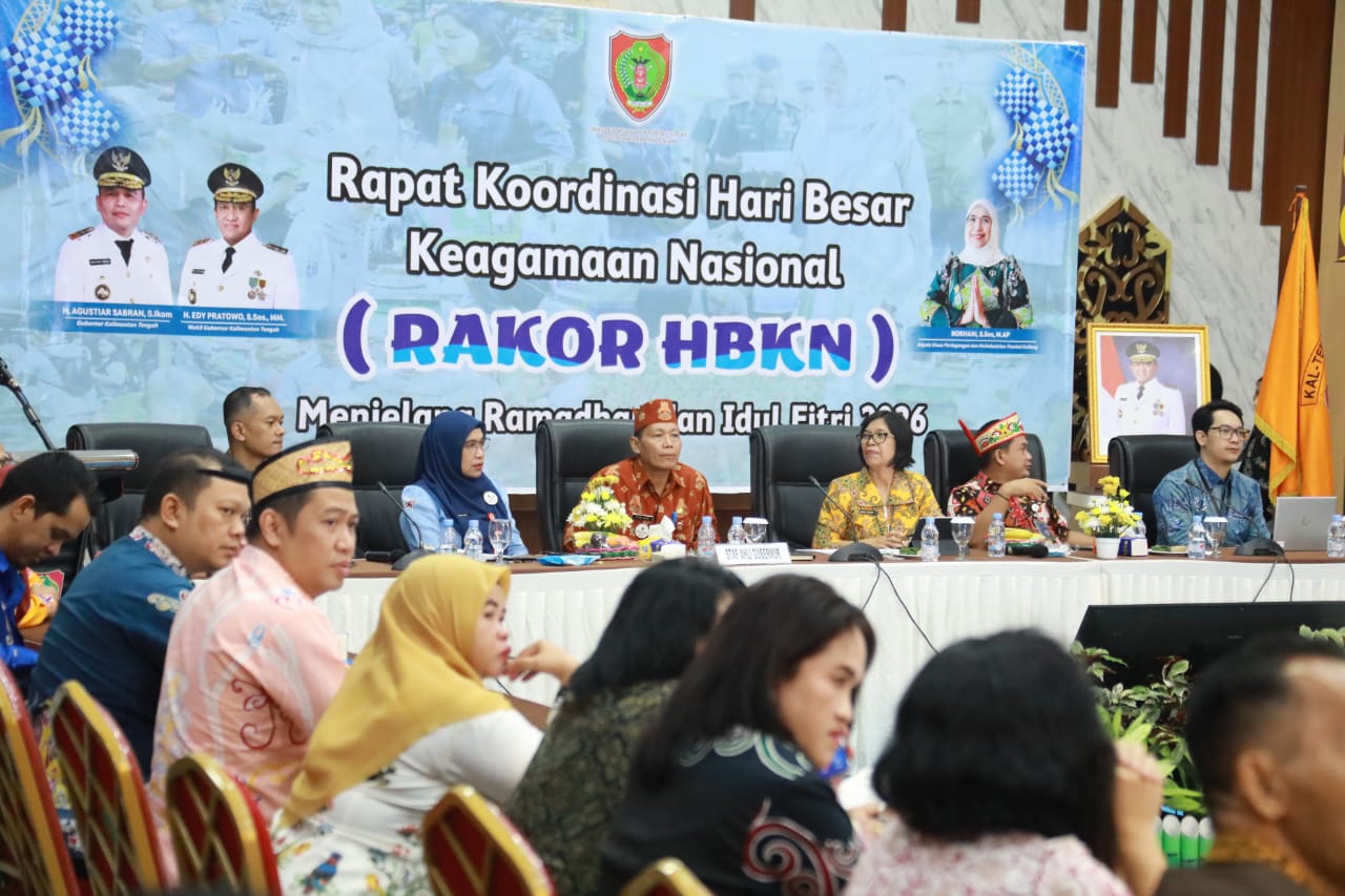 Jelang Ramadan 1447 H, Pemprov Kalteng Gelar Rakor untuk Amankan Pasokan Pangan