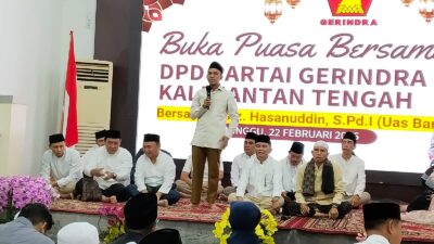 Ketua DPD Akui Bukber Gerindra Kalteng Diinisiasi Gubernur Agustiar Sabran