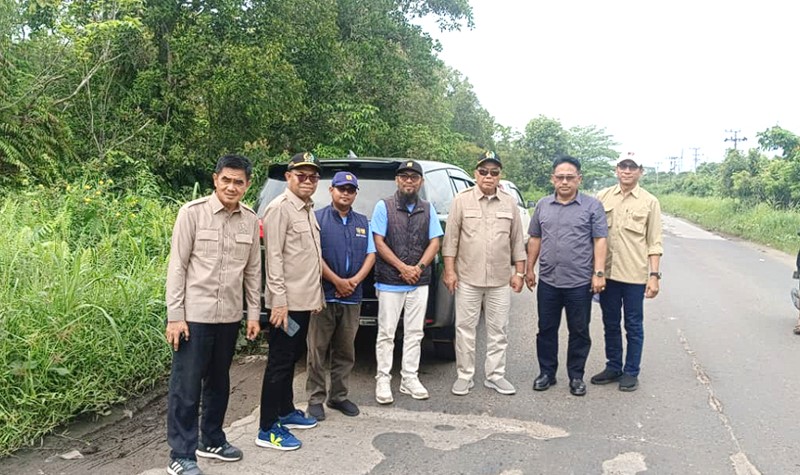 Komisi IV DPRD Kalteng Tinjau Jalan Sampit–Samuda, Dorong Penambahan Anggaran 2026
