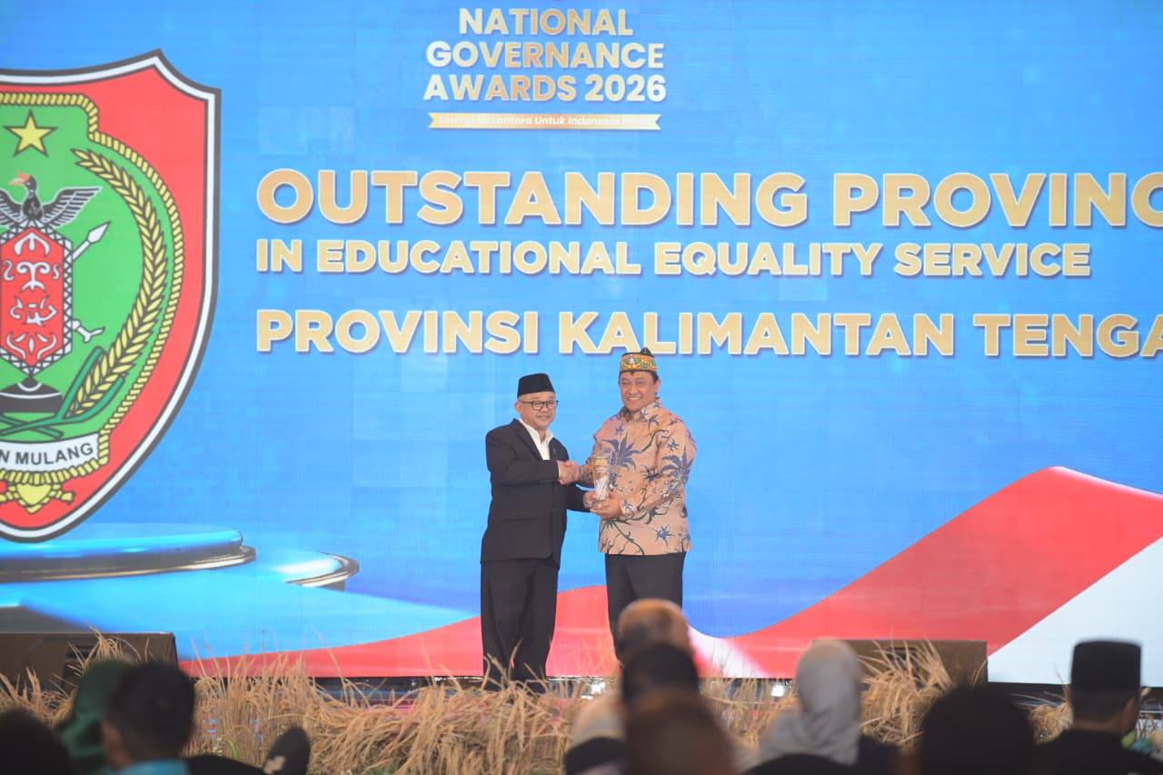 Kalteng Sabet Penghargaan Nasional, Sektor Pendidikan Diakui Lewat Inovasi dan Pemerataan Akses