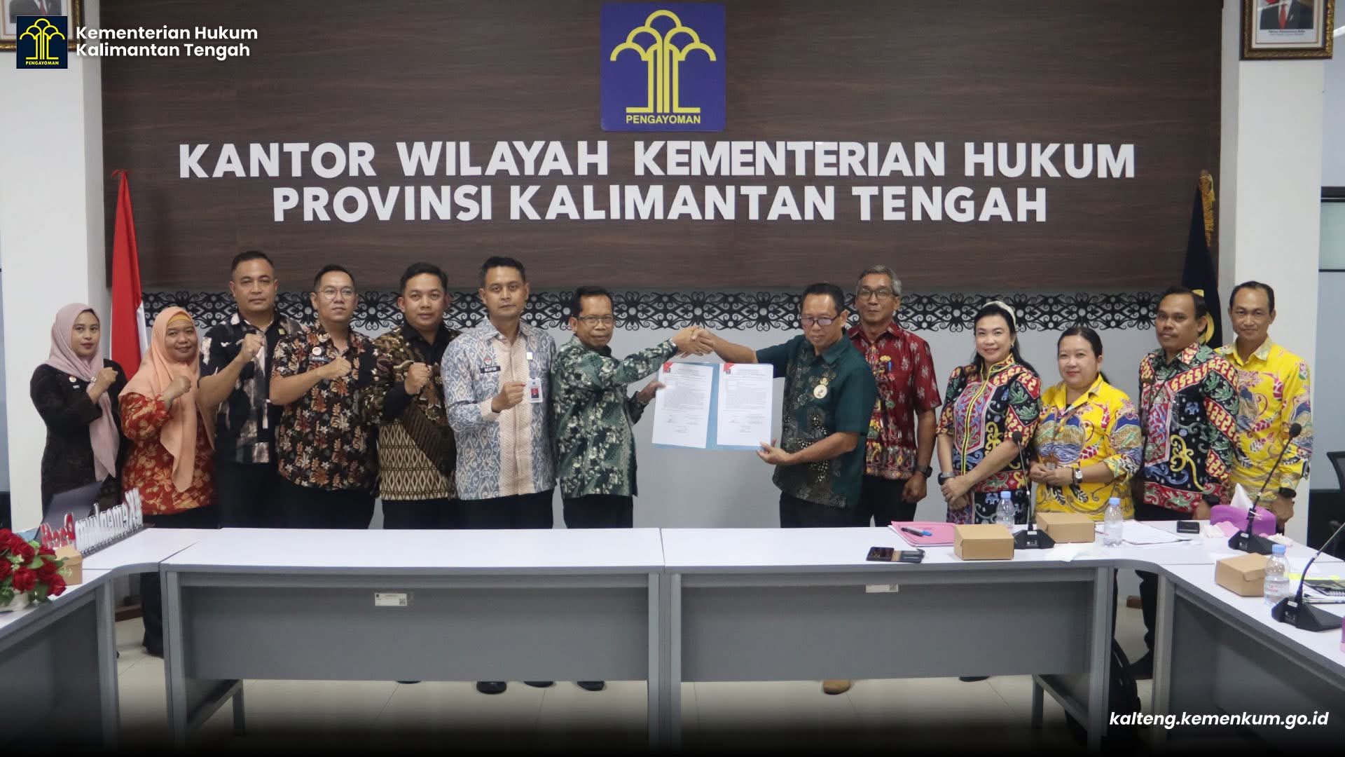 Kanwil Kemenkum Kalteng Kawal Lima Raperbup Gunung Mas