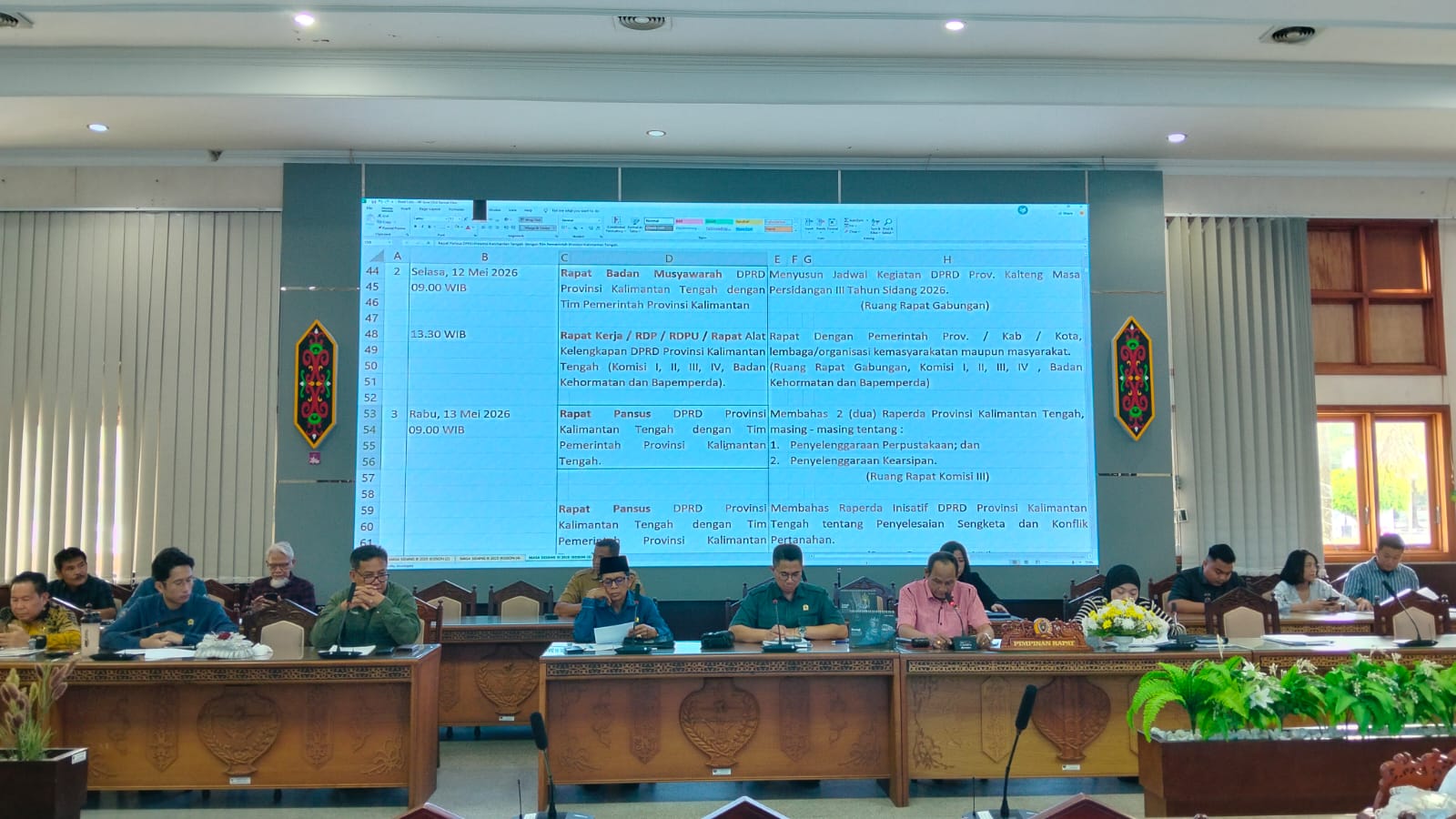 Rapat Banmus DPRD Kalteng Tekankan Penataan Jadwal dan Efektivitas Kinerja