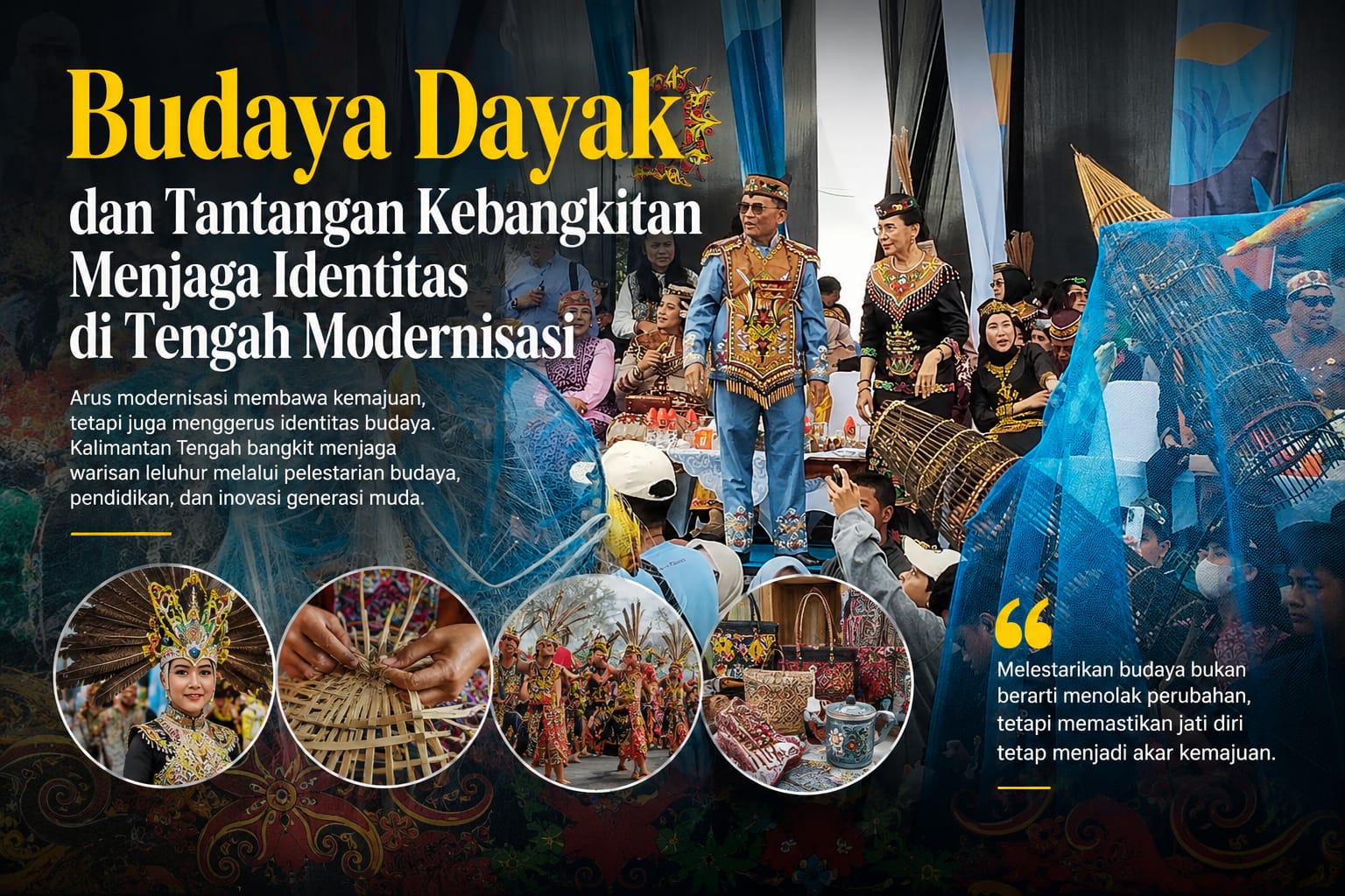 Budaya Dayak dan Tantangan Kebangkitan Menjaga Identitas di Tengah Modernisasi