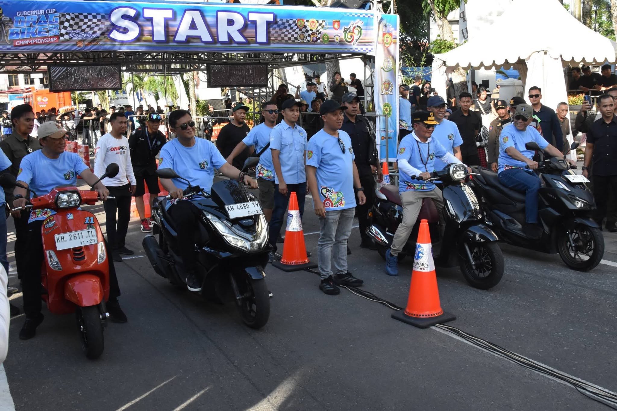 Gubernur Cup Drag Bike 2026 Dibuka, Agustiar Tantang Anak Muda Tinggalkan Balap Liar