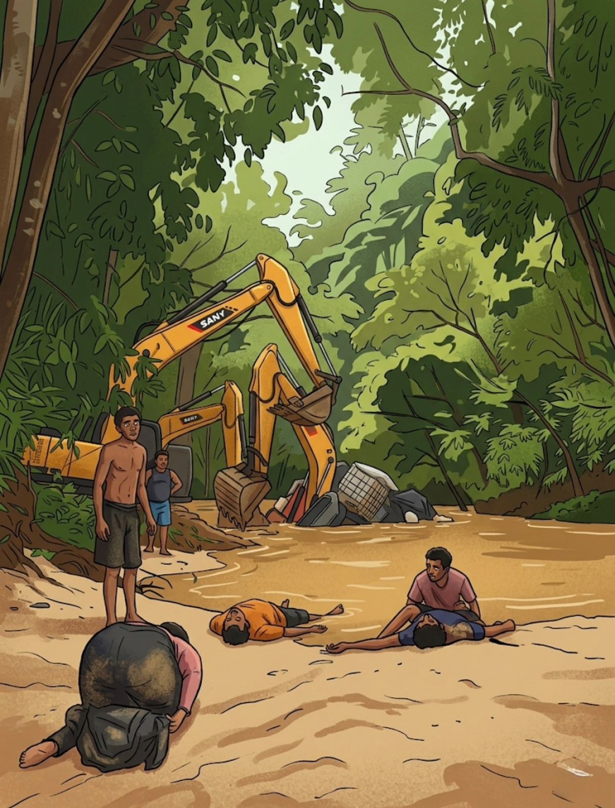 Dua Operator Excavator di Orong Onoi Meninggal Dunia, Siapa yang Bertanggungjawab?