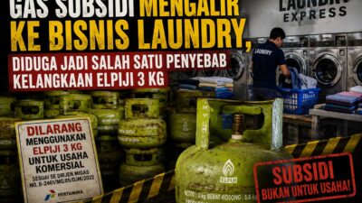 Gas Subsidi Mengalir ke Bisnis Laundry, Diduga Jadi Salah Satu Penyebab Kelangkaan Elpiji 3 Kg