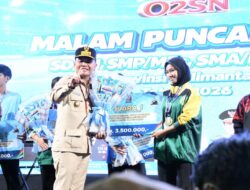 O2SN Kalteng Cetak Juara, Gubernur Agustiar Tantang Atlet Rebut Prestasi Nasional